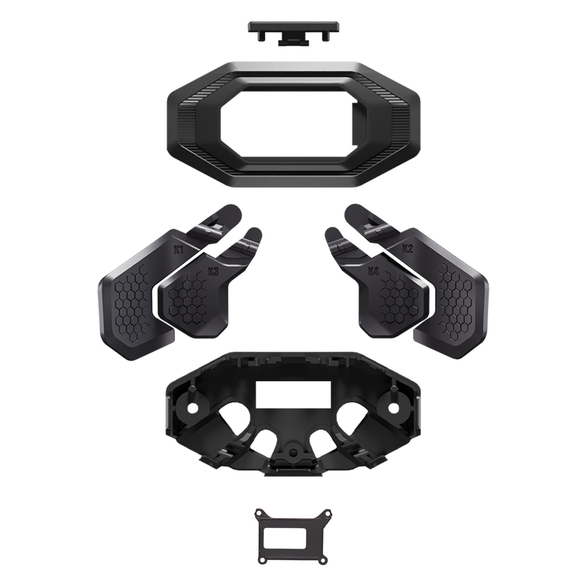 eXtremeRate Replacement K1 K2 K3 K4 Back Paddles for eXtremeRate BEYOND Back Paddles Kit, Compatible with PS5 Edge Controller - Black