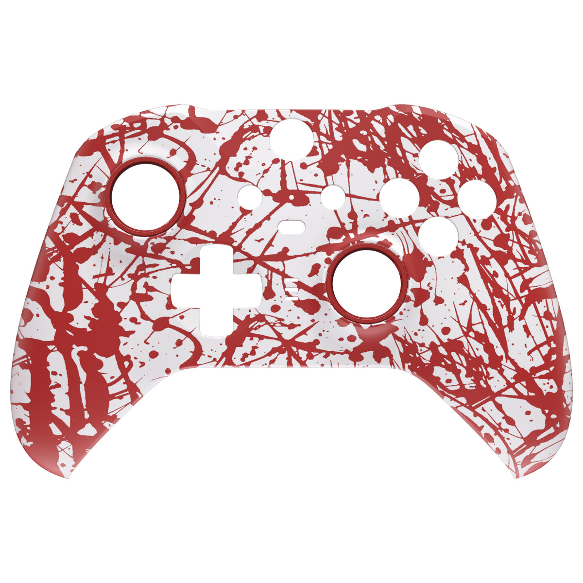 eXtremeRate Retail Replacement Front Housing Shell for Xbox One Elite Series 2 Controller - Blood Patterned - ELS211