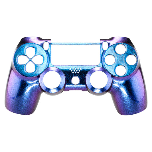 eXtremeRate Replacement Front Housing Shell for PS4 Controller JDM-001/011/020 - Chameleon Purple Blue