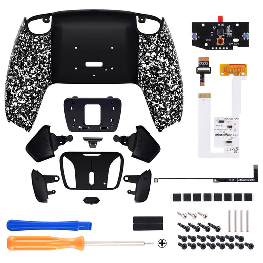 eXtremeRate Remappable RISE4 V3 Remap Kit for PS5 Controller BDM-030/040/050 - Textured White