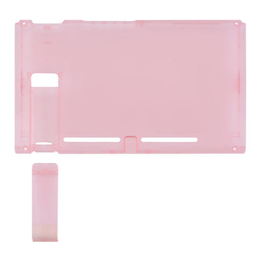 eXtremeRate Replacement Back Plate with Kickstand for Nintendo Switch Console - Cherry Pink