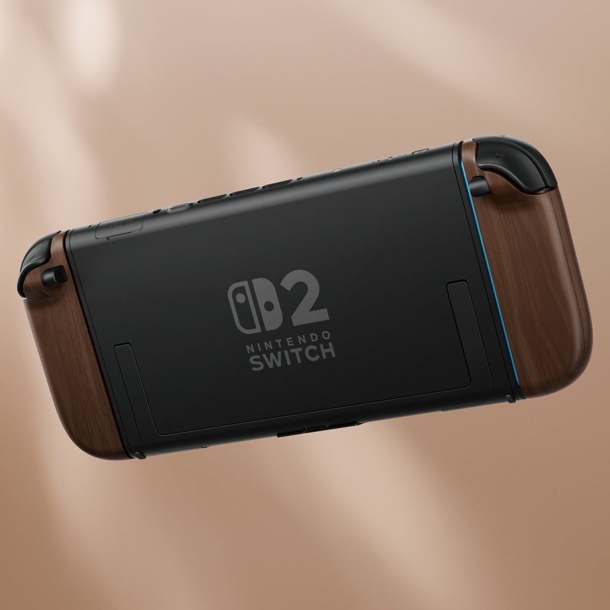 eXtremeRate D-Pad Version Replacement Full Set Shell Case with Buttons for Joycon 2 of Nintendo Switch 2 - Essence Version - Wood Grain