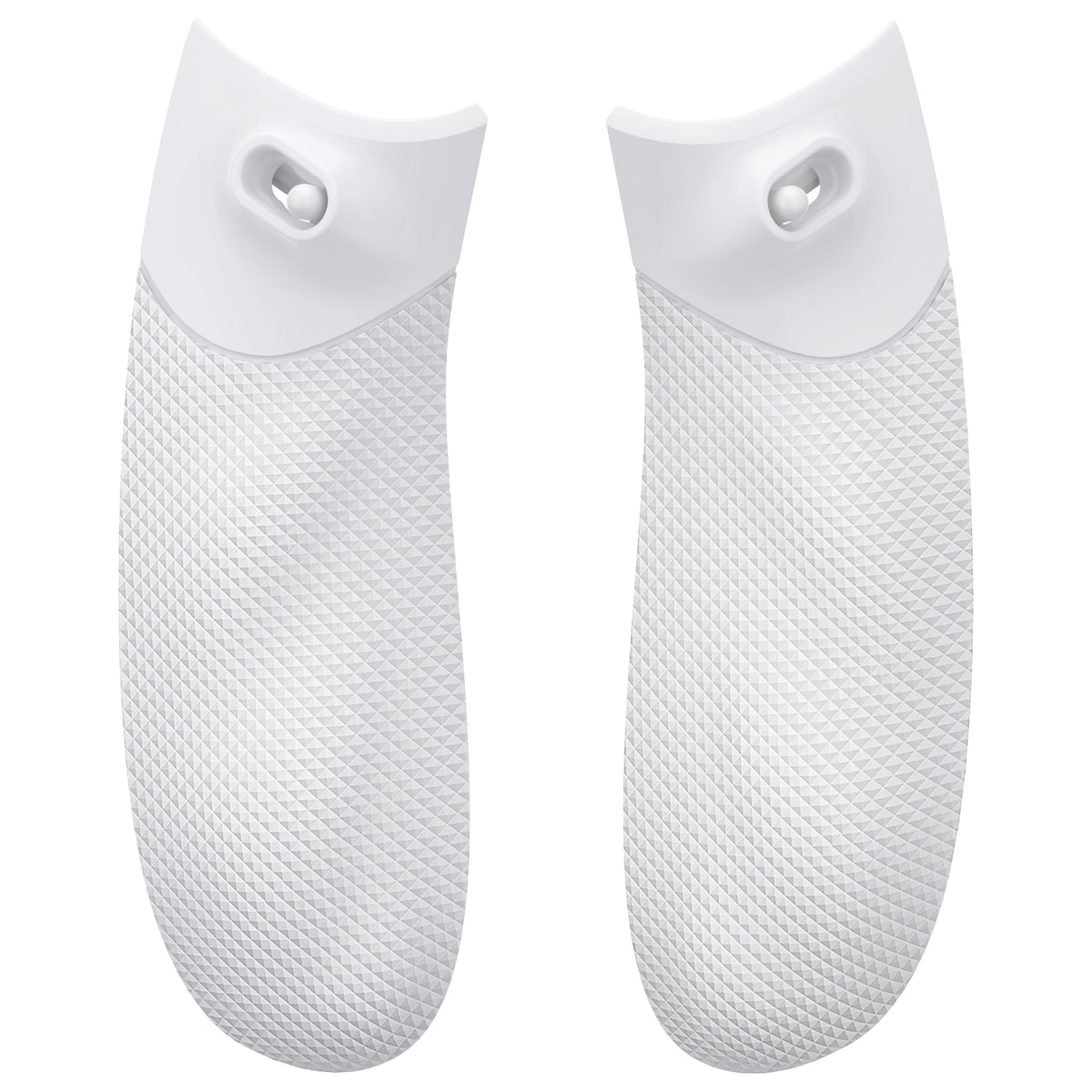 eXtremeRate FLEXOR Rubberized Side Rails Grips Trigger Stop Kit for Xbox Series X/S Controller & Xbox Core Controller - Frosted White