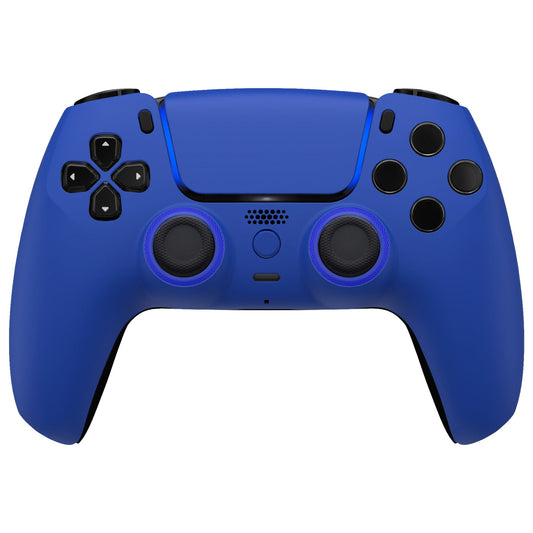 eXtremeRate LUNA Redesigned Replacement Front Shell with Touchpad Compatible with PS5 Controller BDM-010/020/030/040/050 - Blue eXtremeRate