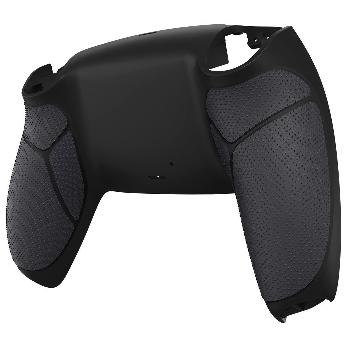 eXtremeRate Performance Grip Replacement Back Housing Bottom Shell for PS5 Controller BDM-010/020/030/040/050/060 - Rubberized Black