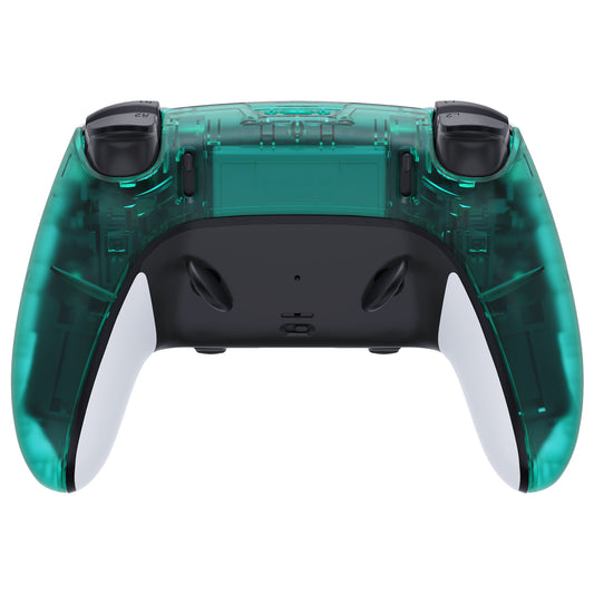 eXtremeRate Replacement Back Housing Bottom Shell Compatible with PS5 Edge Controller - Emerald Green