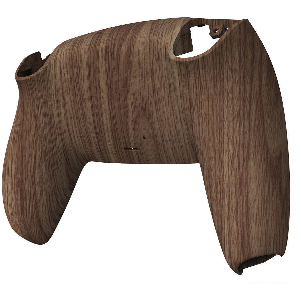 eXtremeRate Replacement Back Housing Bottom Shell for PS5 Controller BDM-010/020/030/040/050/060 - Wood Grain
