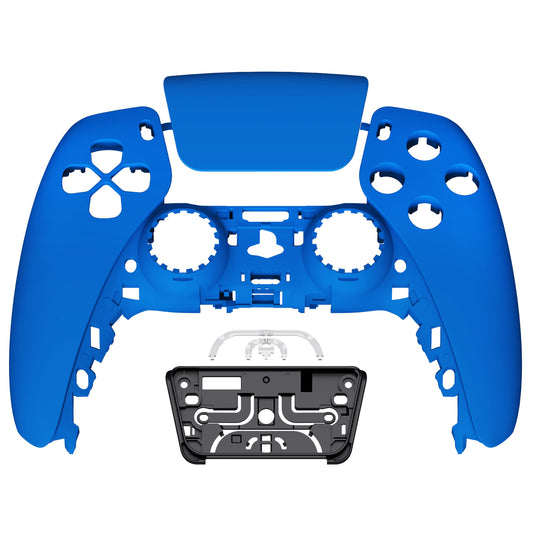 eXtremeRate Replacement Front Housing Shell with Touchpad Compatible with PS5 Controller BDM-010/020/030/040/050 - Blue