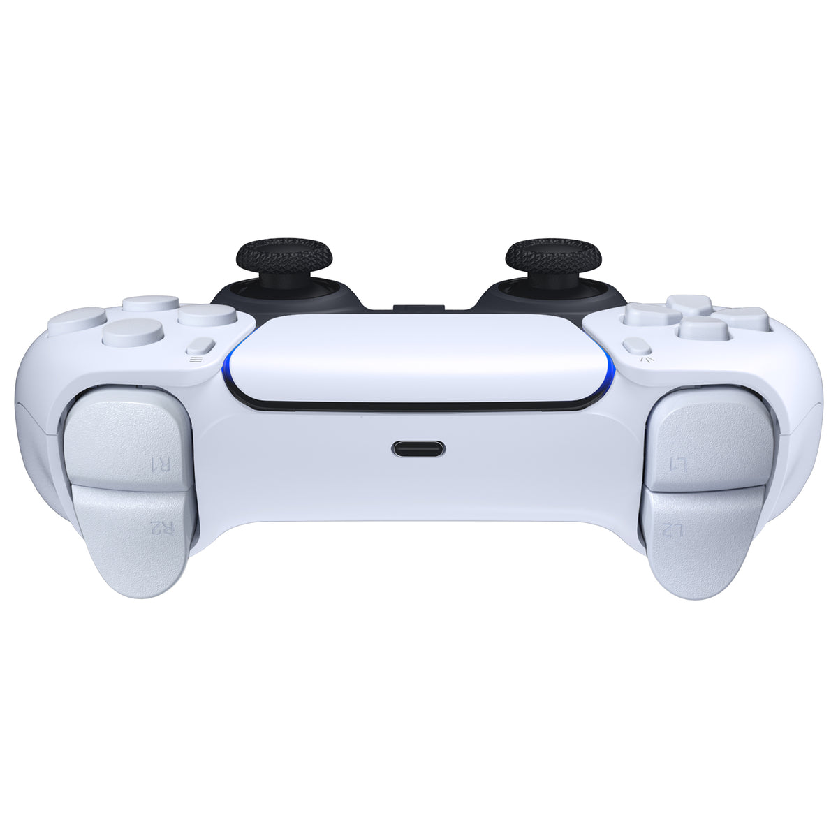 eXtremeRate Replacement Full Set Buttons Compatible with PS5 Controller BDM-030/040/050/060 - Original White