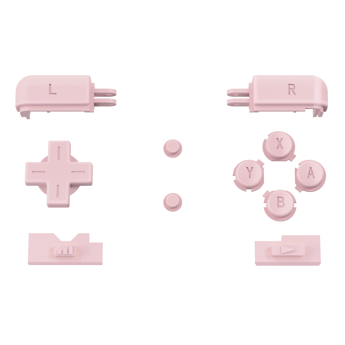 eXtremeRate Replacement Full Set Buttons for Nintendo DS Lite NDSL - Cherry Blossoms Pink