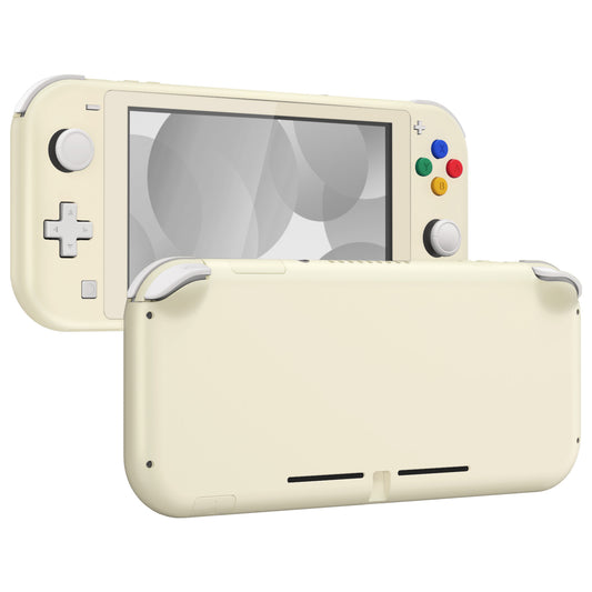 eXtremeRate Replacement Full Set Shells with ABXY Buttons & Screen Protector for Nintendo Switch Lite - Antique Yellow