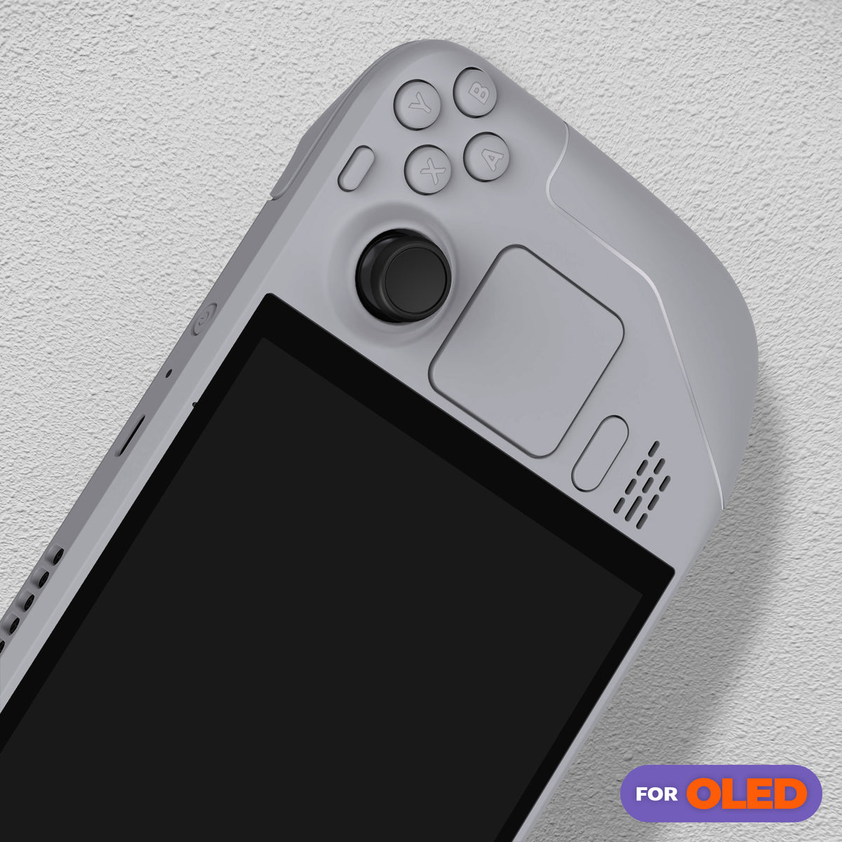 eXtremeRate Replacement Full Set Shell with Buttons for Steam Deck OLED - New Hope Gray
