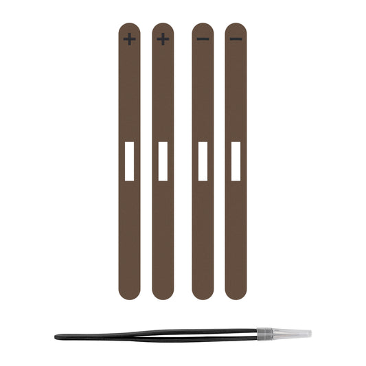 eXtremeRate Side Rail Slot Sticker for Nintendo Switch 2 Console - Wood Grain Brown