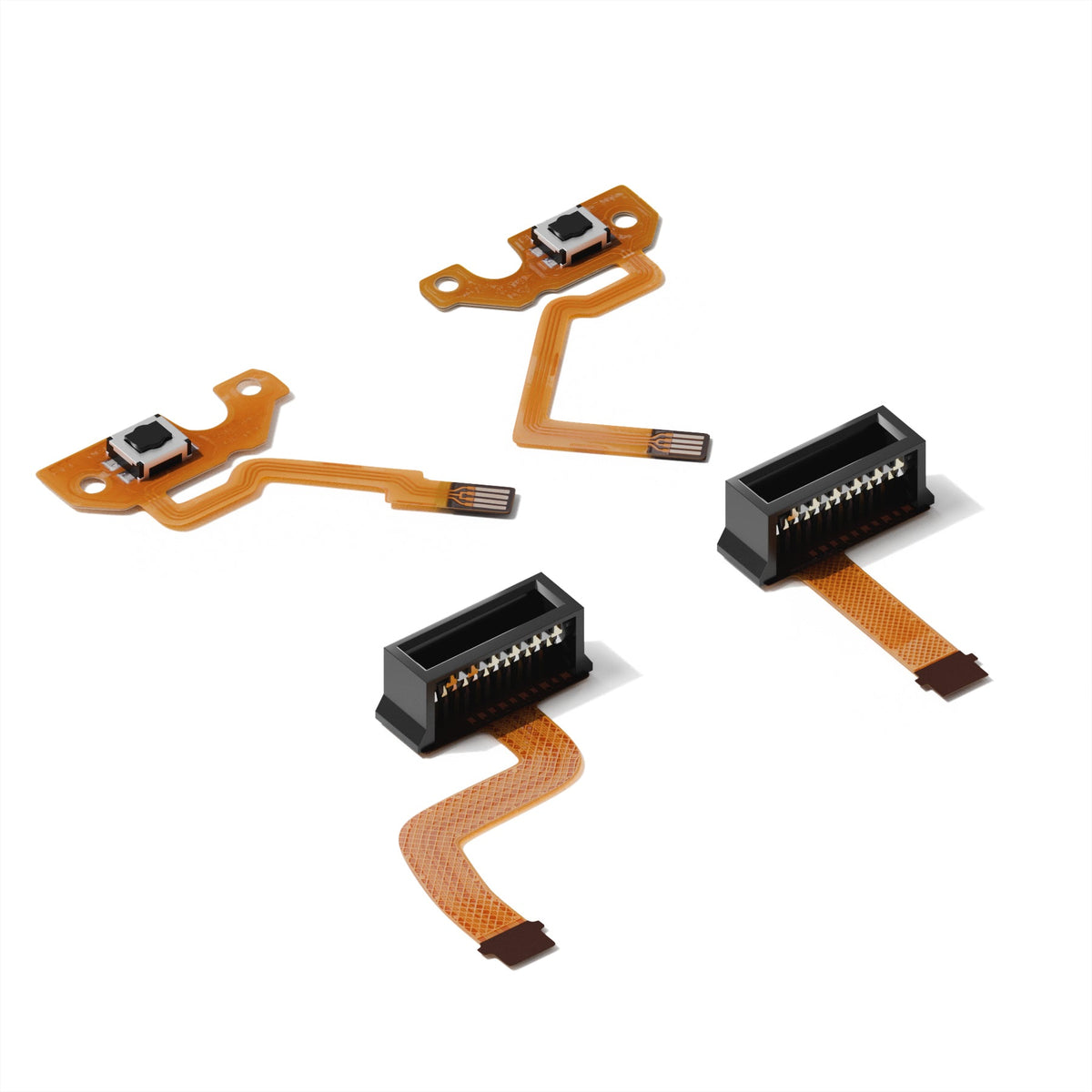 eXtremeRate ZL ZR Buttons Replacement Tactile Switches Ribbon Flex Cable Repair Parts for Nintendo Switch 2 Joycon eXtremeRate
