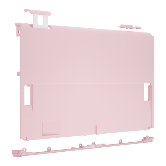 eXtremeRate Replacement Back Plate for Nintendo Switch OLED Console - Cherry Blossoms Pink