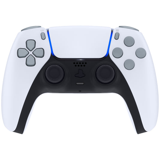 eXtremeRate Replacement Full Set Buttons Compatible with PS5 Controller BDM-010/020 - New Hope Gray