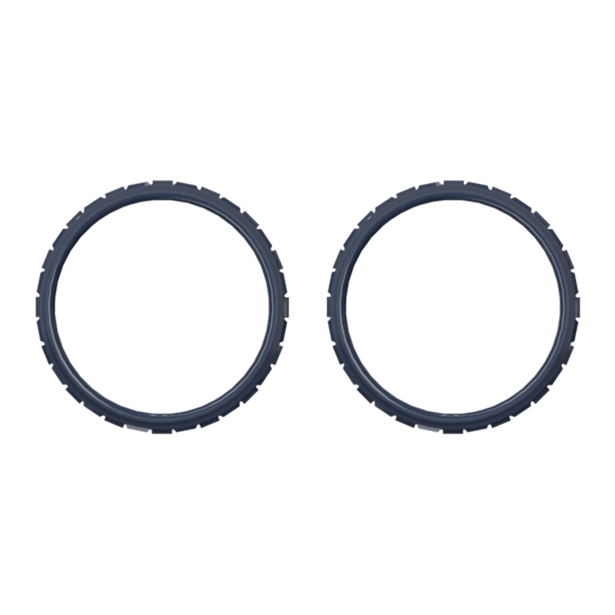 eXtremeRate Retail Midnight Blue Replacement Accessories for ps5 Controller, Custom Accent Rings for ps5 Controller - Controller NOT Included - JPF5015