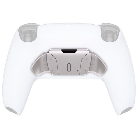 eXtremeRate Retail Turn RISE & RISE4 to RISE4 RMB Kit – Silver Real Metal Buttons (RMB) Version K1 K2 K3 K4 Back Buttons Housing & Remap PCB Board for PS5 Controller eXtremeRate RISE & RISE4 Remap kit - VPFJ7001