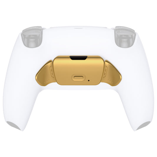 eXtremeRate Retail Metal Gold Real Metal Buttons (RMB) Version K1 K2 Buttons Housing & Remap PCB Board for PS5 Controller eXtremeRate RISE Remap Kit – Controller & Other RISE Accessories NOT Included - WPFJ7004