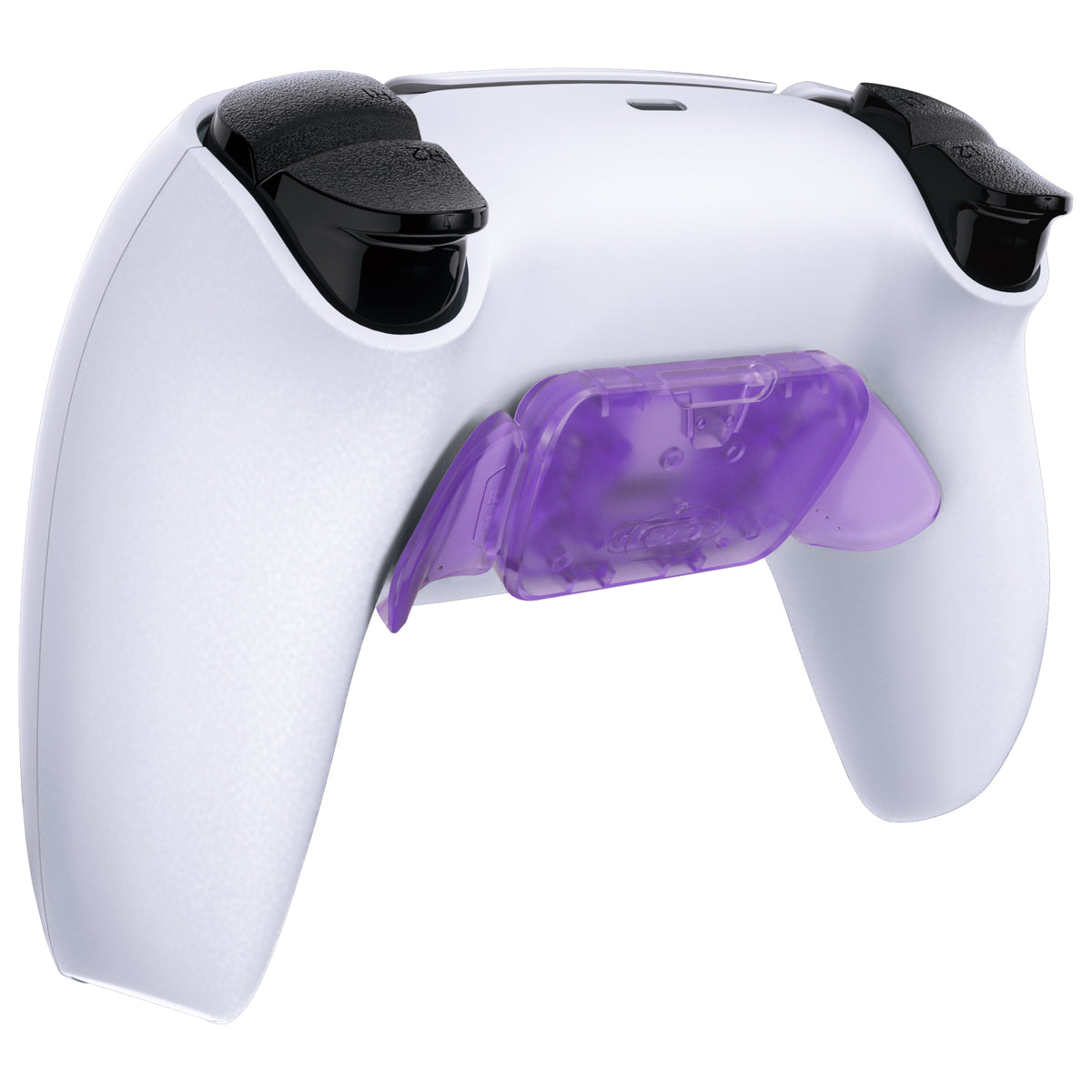 eXtremeRate Retail Clear Atomic Purple Replacement Redesigned K1 K2 Back Button Housing Shell for ps5 Controller eXtremerate RISE Remap Kit - Controller & RISE Remap Board NOT Included - WPFM5005