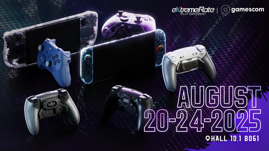 eXtremeRate to Debut at gamescom 2025 with New PS5 BEYOND & SPARK Remap Kits and Nintendo Switch 2 Shells