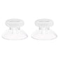 eXtremeRate Retail Clear Replacement Thumbsticks for Xbox Series X/S Controller, for Xbox One Standard Controller Analog Stick, Custom Joystick for Xbox One X/S, for Xbox One Elite Controller - JX3408