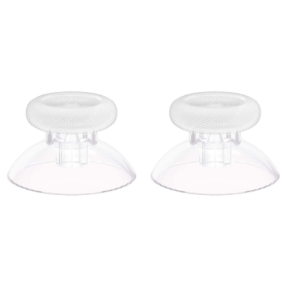 eXtremeRate Retail Clear Replacement Thumbsticks for Xbox Series X/S Controller, for Xbox One Standard Controller Analog Stick, Custom Joystick for Xbox One X/S, for Xbox One Elite Controller - JX3408