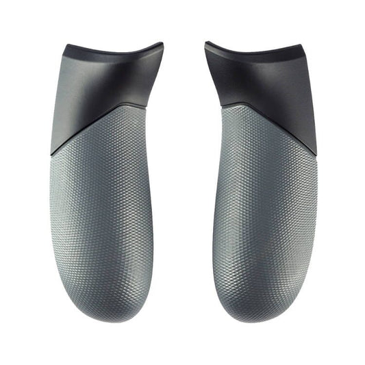 eXtremeRate Replacement Rubberized Rear Handle Grips Back Panels for Xbox One Elite Controller (Model 1698) - Gray