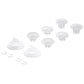 eXtremeRate EDGE Sticks Replacement Interchangeable Thumbsticks for Xbox Series X/S & Xbox Core & Xbox One X/S & Xbox Elite V1 & NS Switch Pro Controller - Clear