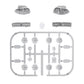 eXtremeRate Replacement Full Set Buttons for Joycon of NS Switch - Clear Black eXtremeRate