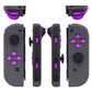 eXtremeRate Replacement Full Set Buttons for Joycon of NS Switch - Chrome Purple Glossy