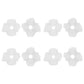 eXtremeRate 8 pcs Replacement Silicone Rubber ABXY & Dpad Button Pads for eXtremeRate Face Clicky Kit Compatible with PS5 Edge Controller eXtremeRate
