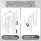 eXtremeRate DIY Replacement Full Set Shell Case with Buttons for Joycon 2 of Nintendo Switch 2 - Deluxe Version - Clear