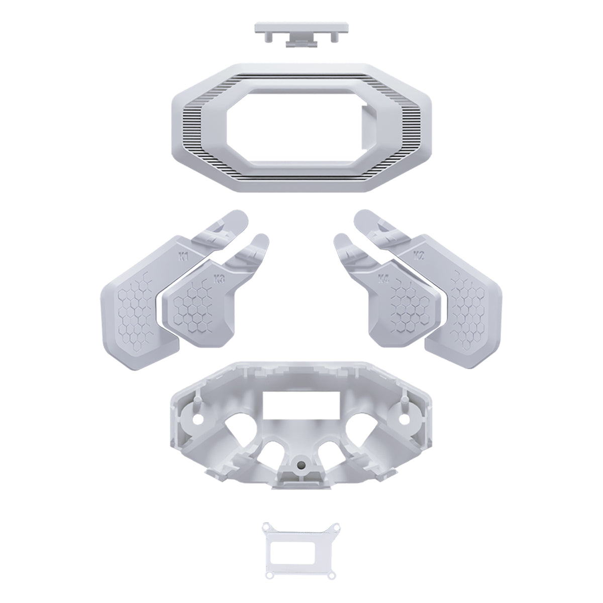 eXtremeRate Replacement K1 K2 K3 K4 Back Paddles for eXtremeRate BEYOND Back Paddles Kit, Compatible with PS5 Edge Controller - Solid White