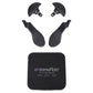 eXtremeRate Replacement Interchangeable 4PCS Metal Back Paddles for PS5 Edge Controller - Metallic Black