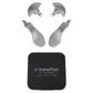 eXtremeRate Replacement Interchangeable 4PCS Metal Back Paddles for PS5 Edge Controller - Metallic Silver