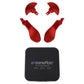 eXtremeRate Replacement Interchangeable 4PCS Metal Back Paddles for PS5 Edge Controller - Metallic Scarlet Red