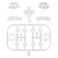 eXtremeRate Dpad Version Replacement Full Set Buttons for Joycon of Switch (D-pad ONLY Fits for eXtremeRate D-pad Shell for Joycon) - Transparent Clear eXtremeRate