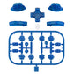eXtremeRate Dpad Version Replacement Full Set Buttons for Joycon of Switch (D-pad ONLY Fits for eXtremeRate D-pad Shell for Joycon) - Transparent Clear Blue eXtremeRate