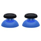 eXtremeRate Retail Blue & Black Dual-Color Replacement Thumbsticks for PS5 Controller, Custom Analog Stick Joystick Compatible with PS5, for PS4 All Model Controller - JPF635