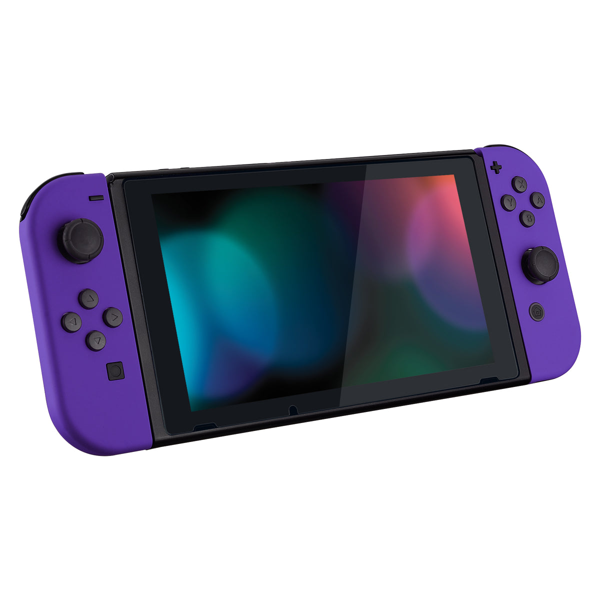 eXtremeRate Replacement Full Set Shell Case with Buttons for Joycon of NS Switch - Purple