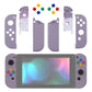 eXtremeRate Replacement Full Set Shell Case with Buttons for Joycon of NS Switch - Dark Grayish Violet