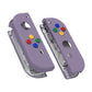 eXtremeRate Replacement Full Set Shell Case with Buttons for Joycon of NS Switch - Dark Grayish Violet