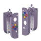 eXtremeRate Replacement Full Set Shell Case with Buttons for Joycon of NS Switch - Dark Grayish Violet