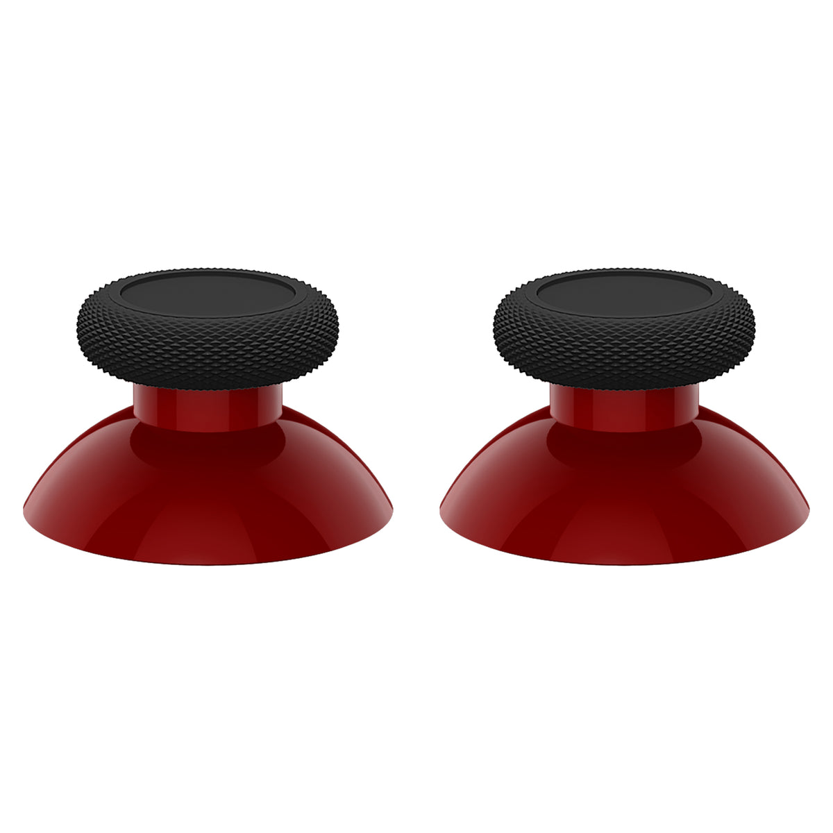 eXtremeRate Retail Carmine Red & Black Replacement Thumbsticks for Xbox Series X/S Controller & Xbox One Standard Controller & Xbox One X/S & Xbox One Elite Controller - JX3431