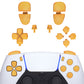 eXtremeRate Retail Replacement D-pad R1 L1 R2 L2 Triggers Share Options Face Buttons, Caution Yellow Full Set Buttons Compatible with ps5 Controller BDM-030 - JPF1010G3