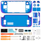 eXtremeRate Retail Chameleon Purple Blue Custom Full Set Shell with Buttons for Steam Deck Console