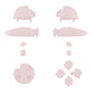 eXtremeRate Retail Cherry Blossoms Pink Repair ABXY D-pad ZR ZL L R Keys for Nintendo Switch Pro Controller, DIY Replacement Full Set Keys with Tools for Nintendo Switch Pro - Controller NOT Included - KRP307