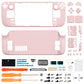 eXtremeRate Retail Cherry Blossoms Pink Custom Full Set Shell with Buttons for Steam Deck Console