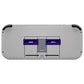 eXtremeRate Retail Classic SNES Style DIY Replacement Shell for Nintendo Switch Lite, NSL Handheld Controller Housing with Screen Protector, Custom Case Cover for Nintendo Switch Lite - DLT138